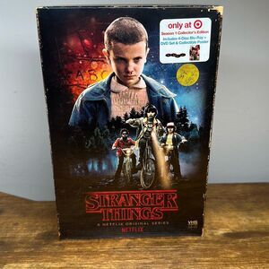 Stranger Things Season1 4 Disc DVD/Blu Ray Collectors Edition Box Set